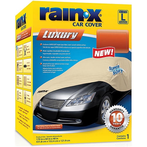Rain-X 805527 Beige Large Size Luxury Car Cover 